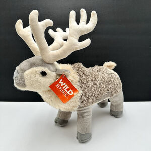 Wild Republic Reindeer 13” Stuffed Animal Plush Deer with Hang Tag Cuddlekins